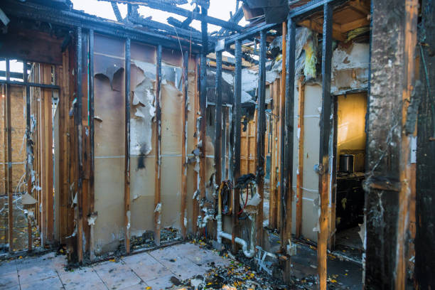 Professional Fire Damage Restoration technician working in Greenwich, OH